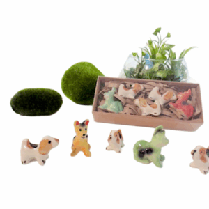 DOGGY : Mini Ceramic animal set