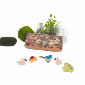 LITTLE POND: Mini ceramic animal set