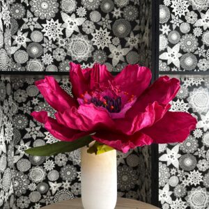 MAGETA PINK: Dancing paper flower