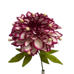 RUBY & WHITE : DAHLIA GARDEN (L)
