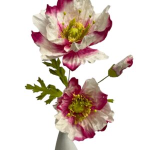 WHITE & PINK : POPPY GARDEN