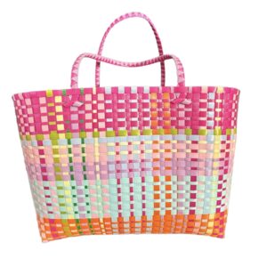 ZIA PINK- BEACH BASKET