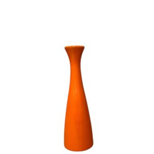 ORANGE TULLY CERAMIC VASE