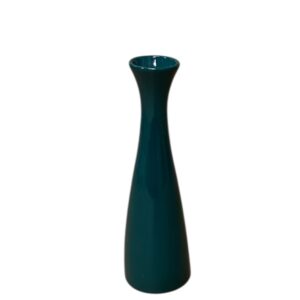 TEAL TULLY CERAMIC VASE