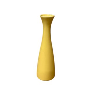 YELLOW TULLY CERAMIC VASE
